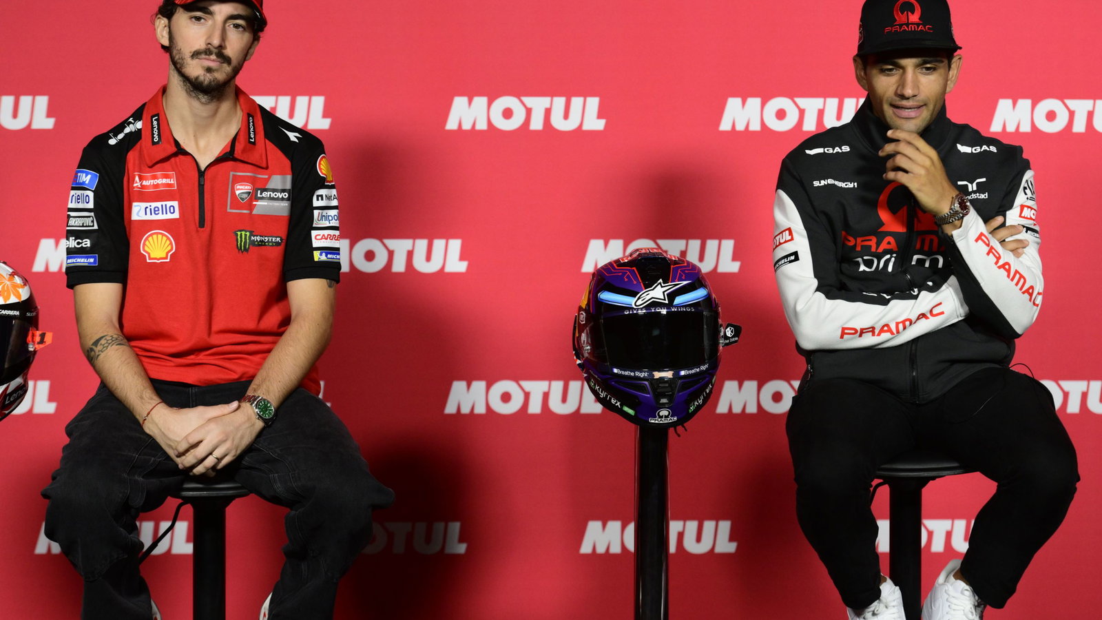 Francesco Bagnaia, Jorge Martin 2024 Japanese MotoGP