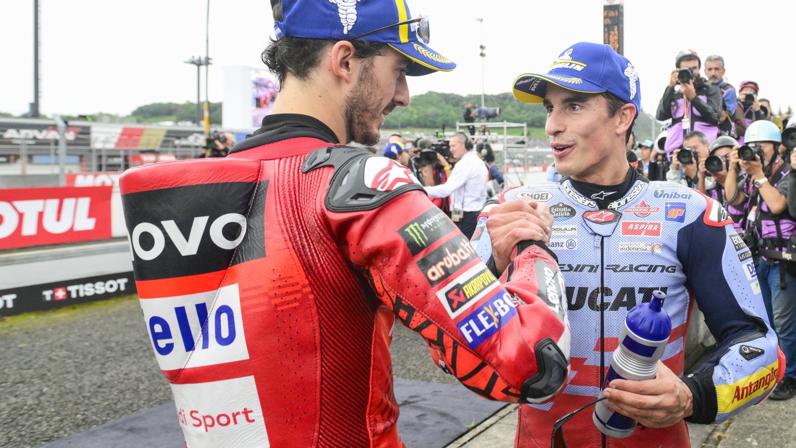 Bagnaia, Marquez