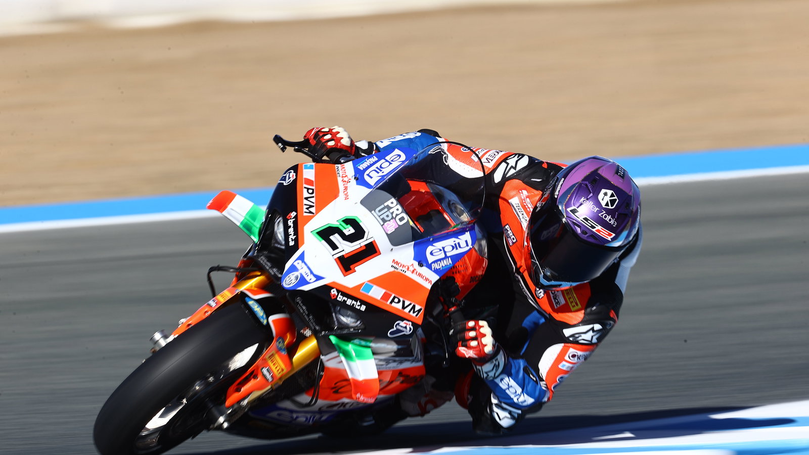 Michael Ruben Rinaldi, 2024 Spanish WorldSBK. Credit: Gold and Goose