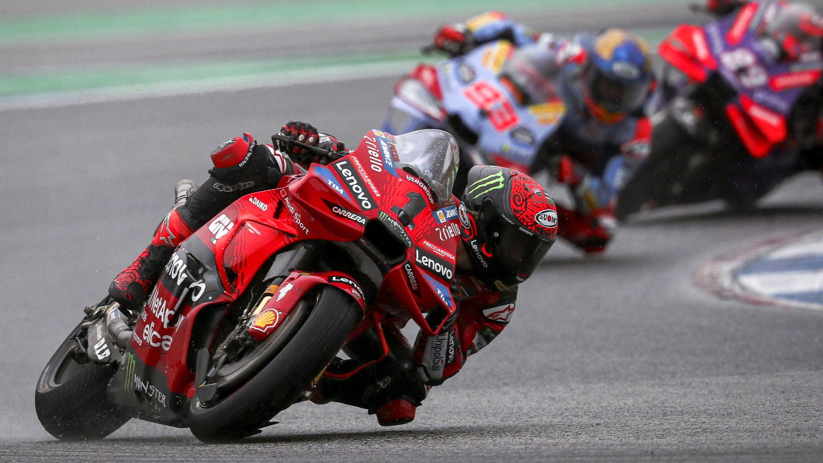 Francesco Bagnaia, Marc Marquez, Jorge Martin, 2024 Thai MotoGP