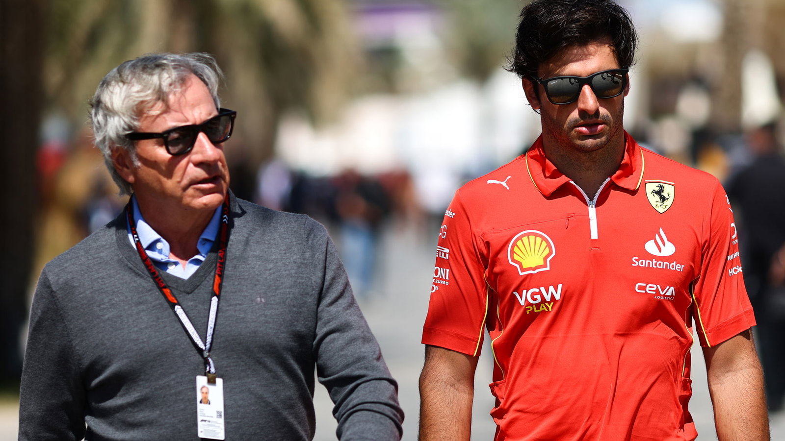 Carlos Sainz Sr with Carlos Sainz 