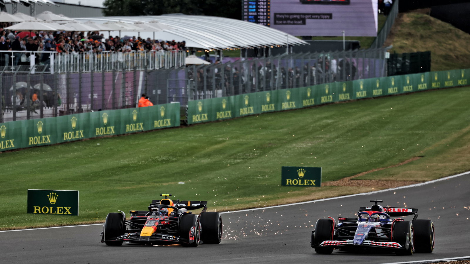Red Bull and RB on track at Silverstone 