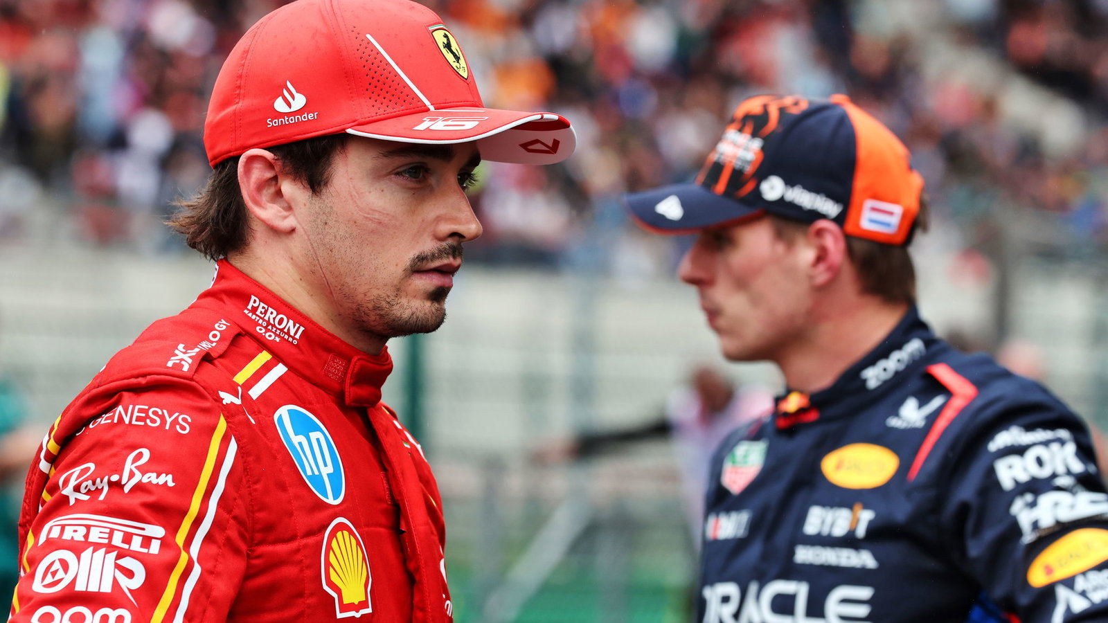 Leclerc, Verstappen