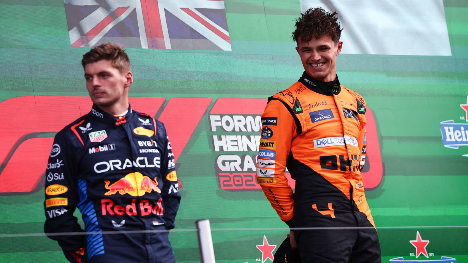 Max Verstappen is 52 points clear of Lando Norris 