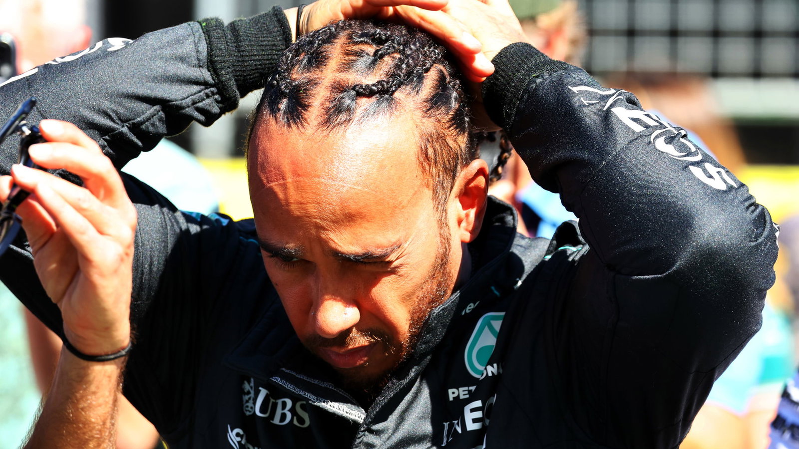 Lewis Hamilton prepares for the US GP
