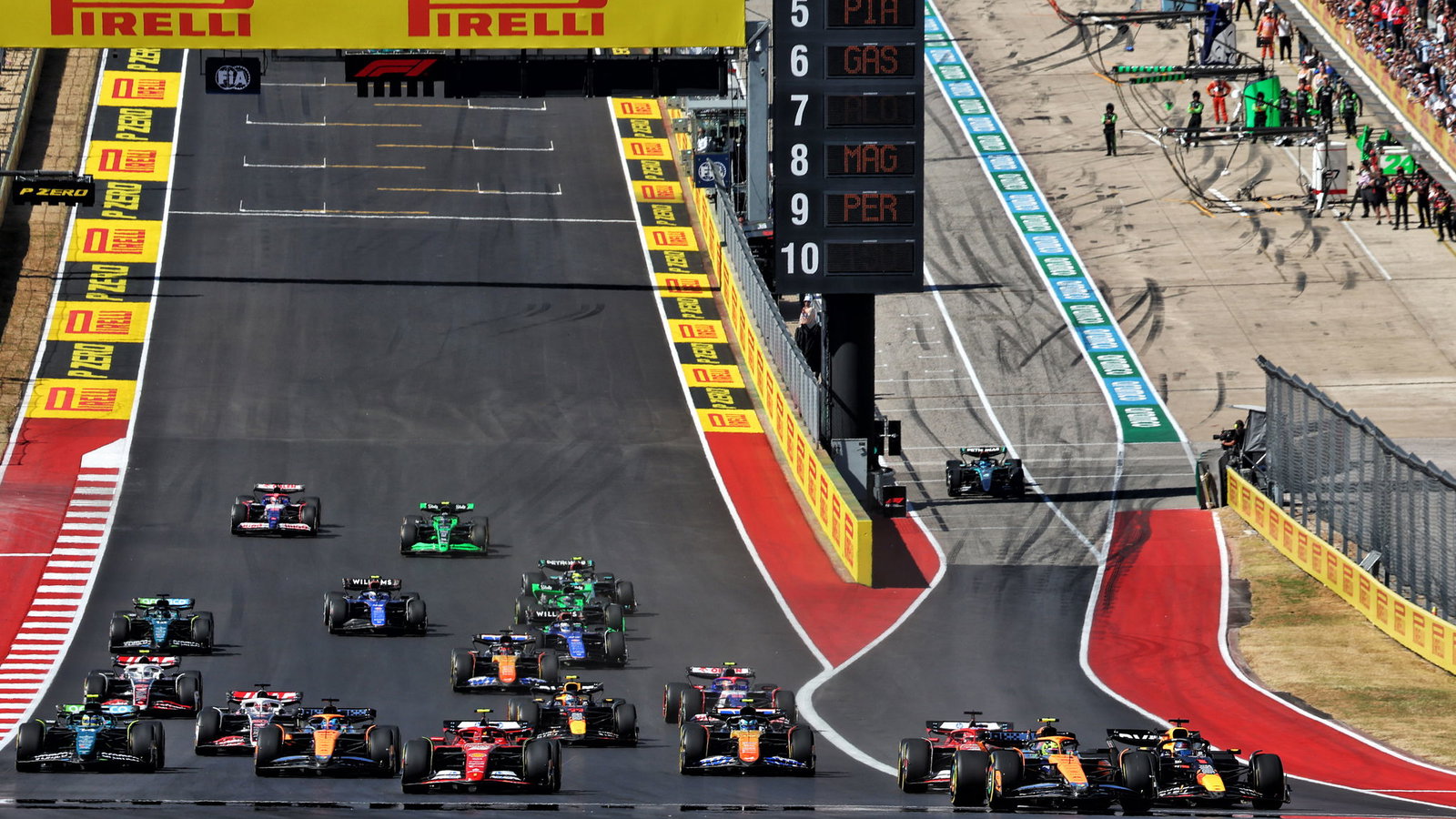 Lando Norris and Max Verstappen