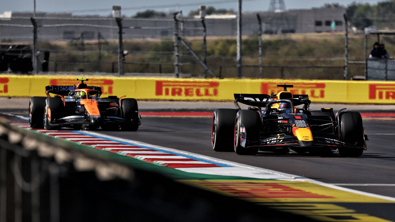 Lando Norris and Max Verstappen
