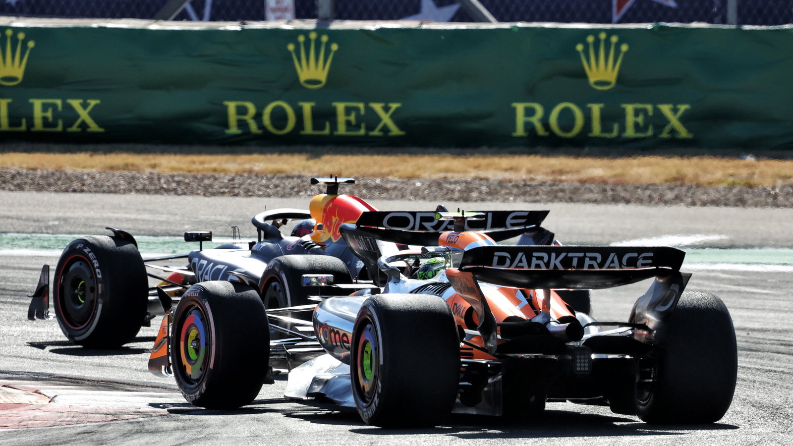 Lando Norris and Max Verstappen
