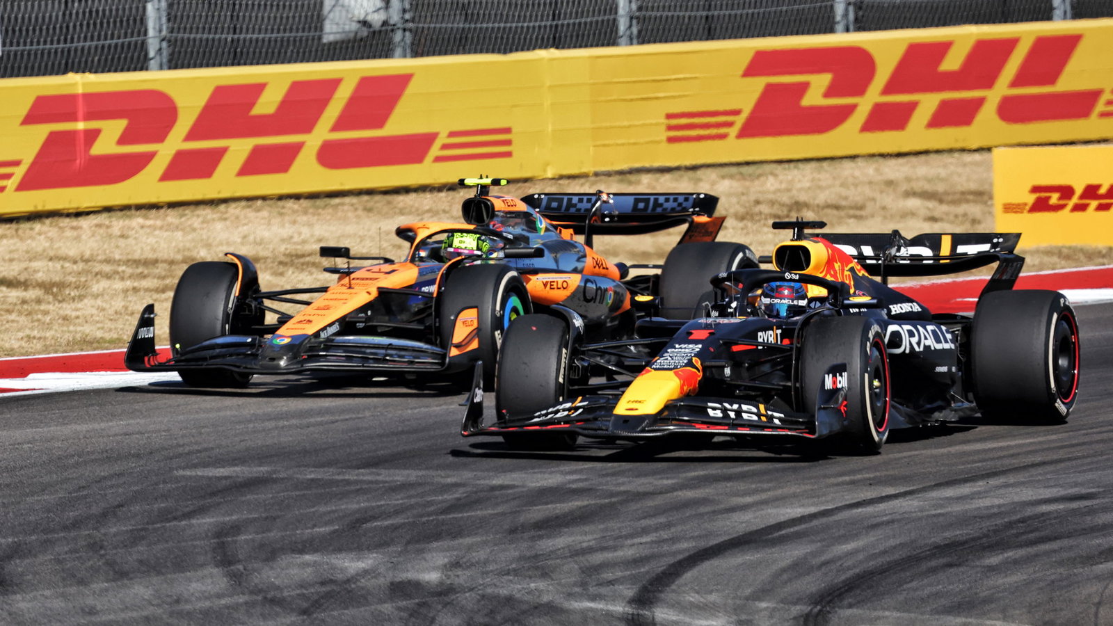 Max Verstappen and Lando Norris 