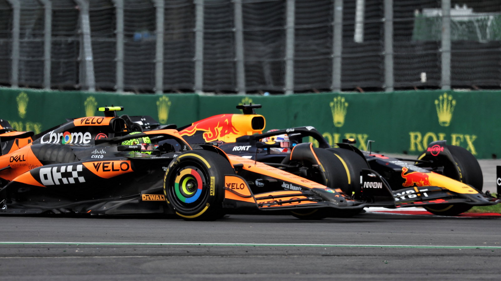 Lando Norris and Max Verstappen clashed again 