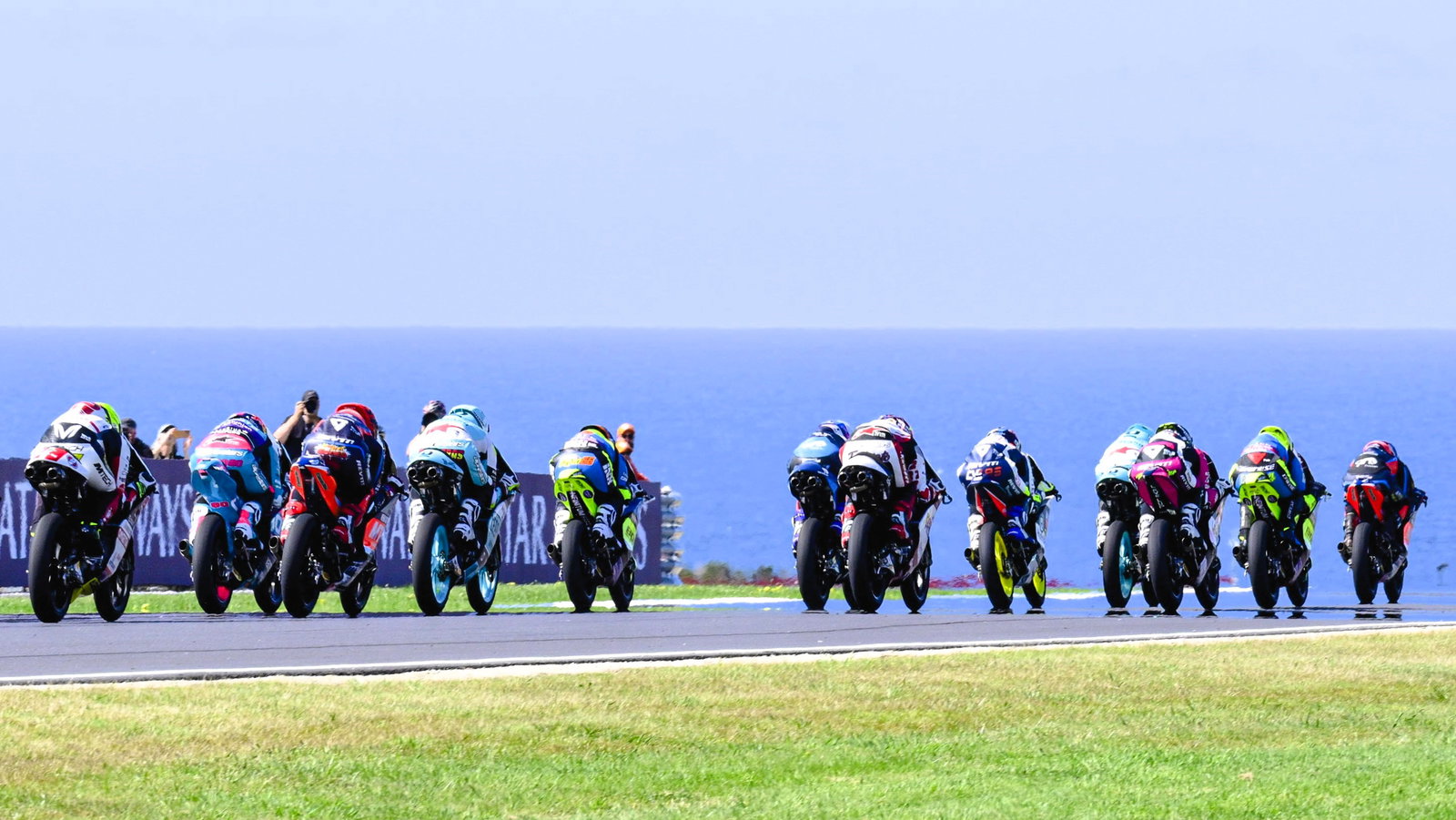 Moto3 start, 2024 Australian GP