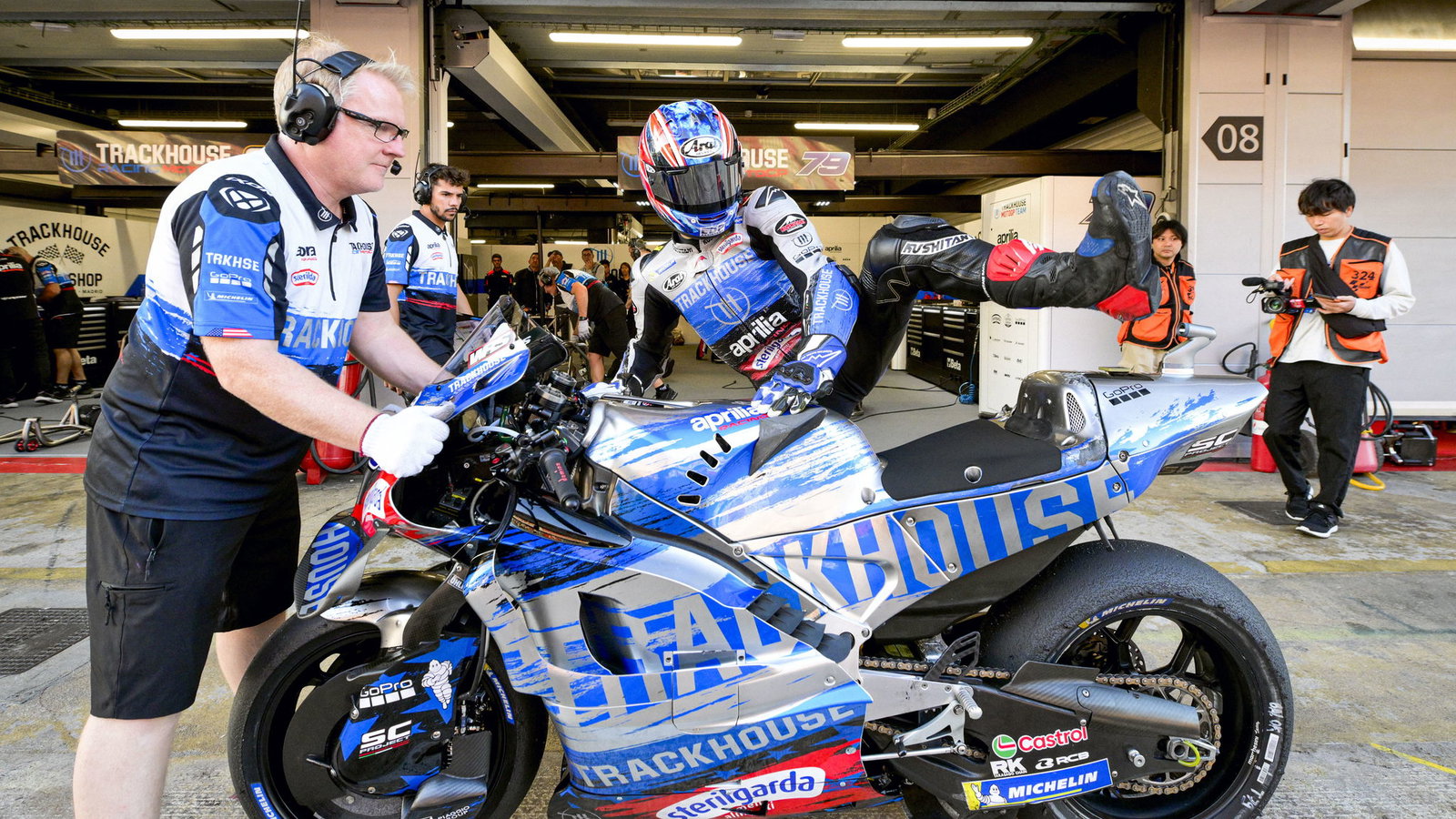 Ai Ogura, Trackhous Racing, 2024 Barcelona MotoGP test