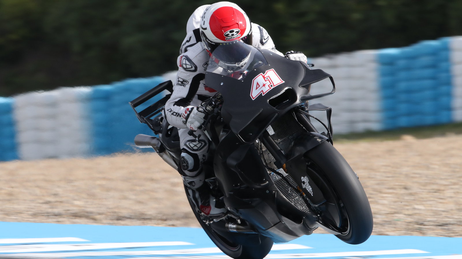 Aleix Espargaro, Honda test team, 2024 Barcelona MotoGP test