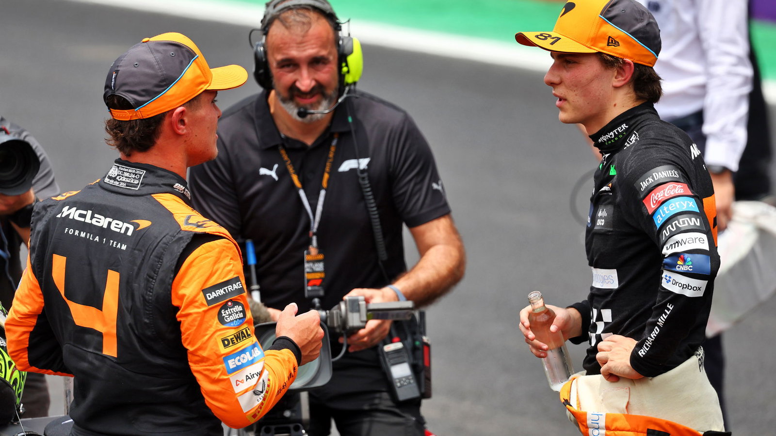 Lando Norris and Oscar Piastri