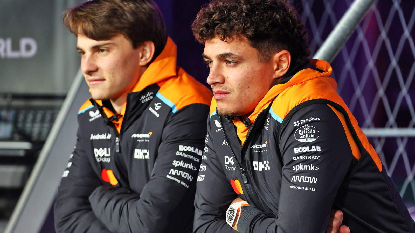 Oscar Piastri and Lando Norris 