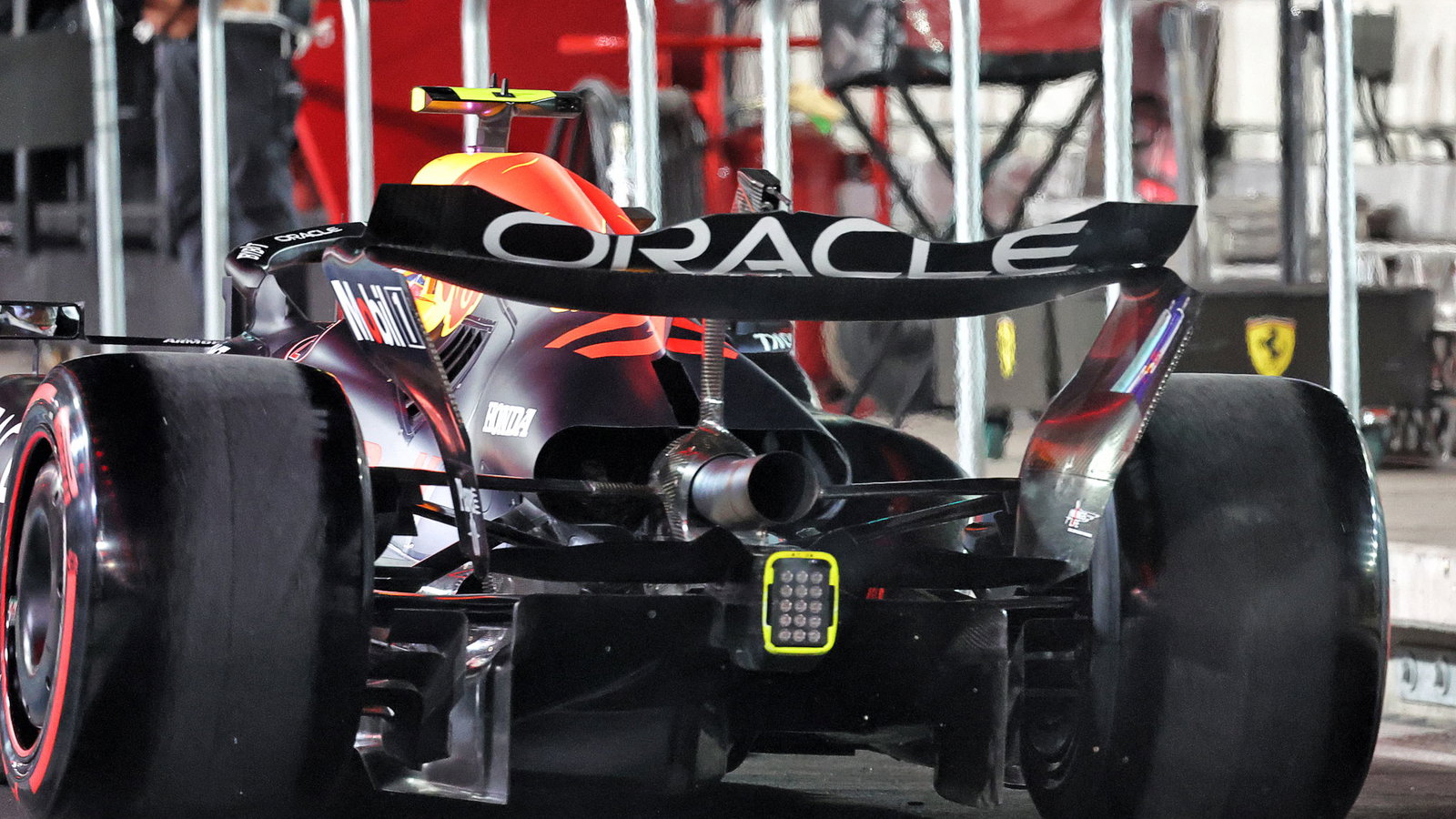 Red Bull's rear wing