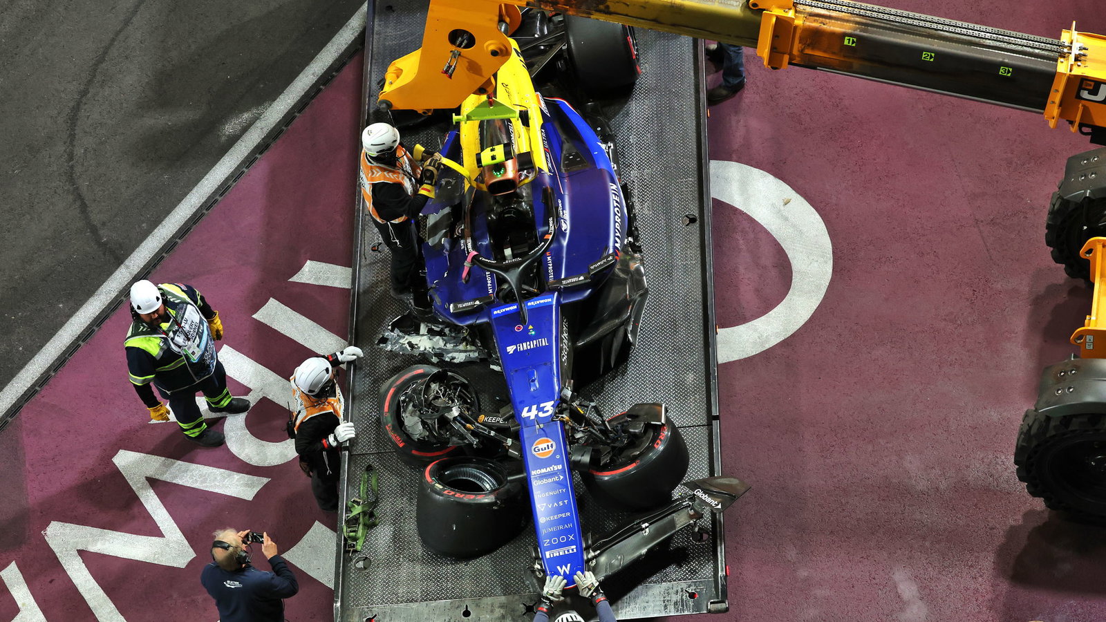 Franco Colapinto suffered a huge qualifying crash 