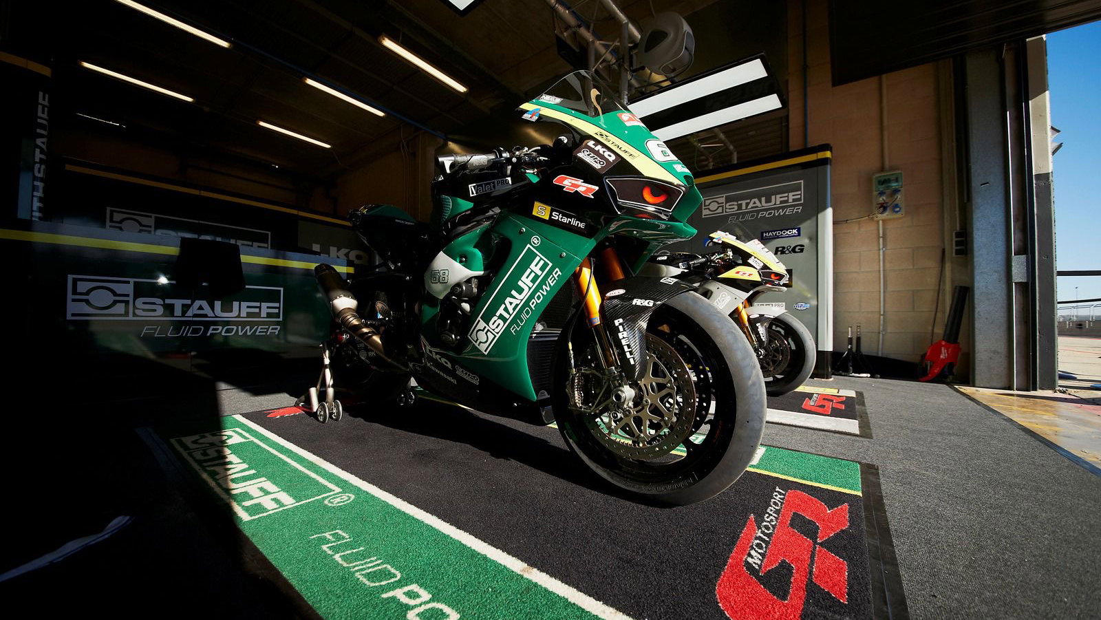 GR Motorsport Kawasaki pit box. Credit: GR Motorsport.