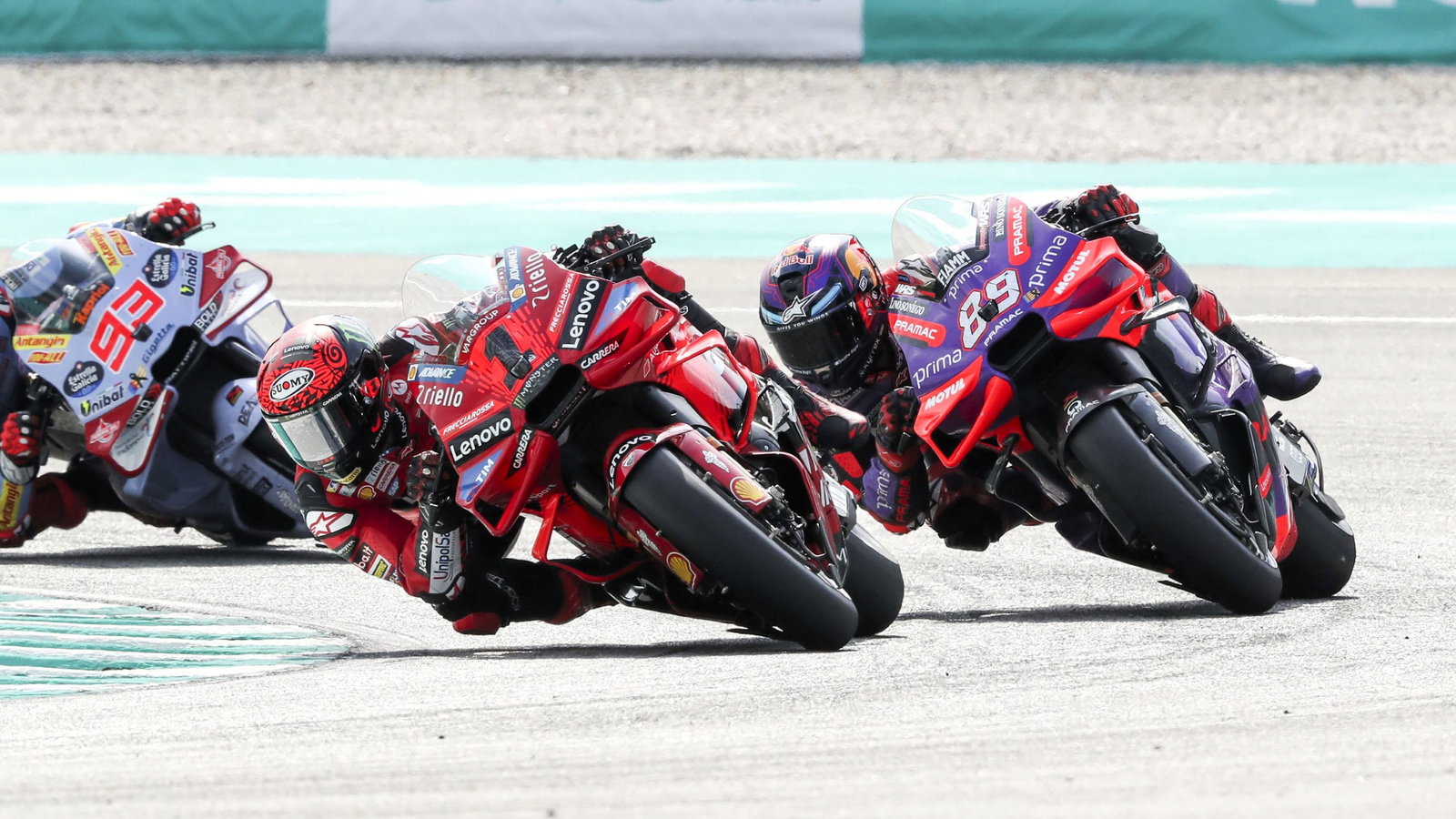 Bagnaia, Martin, Marquez, 2024 Malaysian MotoGP