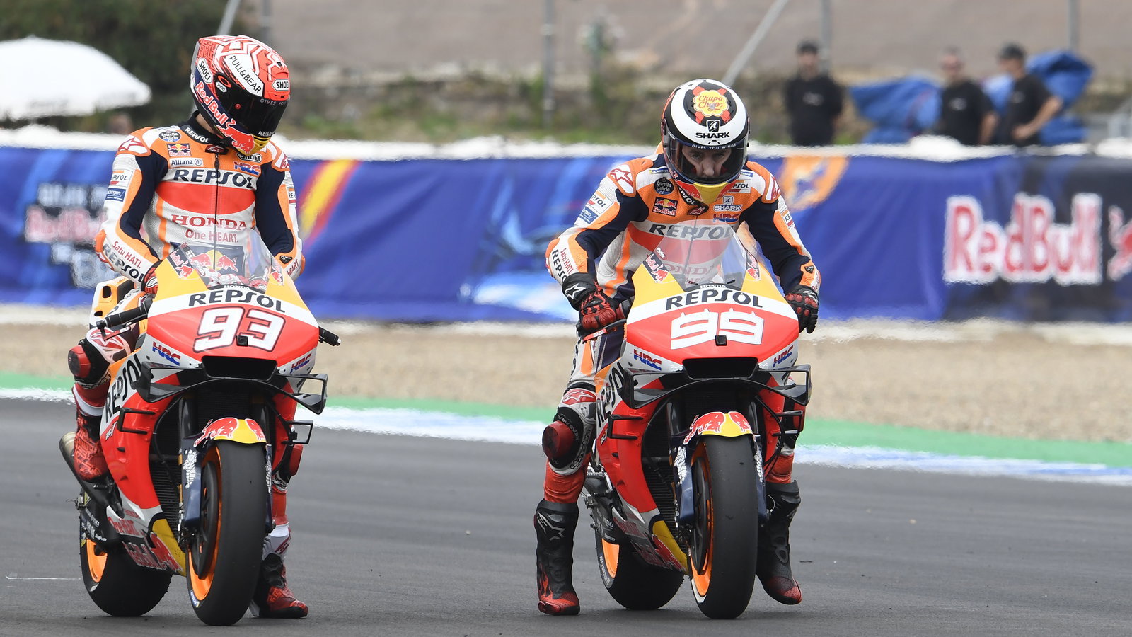 Marc Marquez, Jorge Lorenzo, Repsol Honda team, 2019 Spanish MotoGP