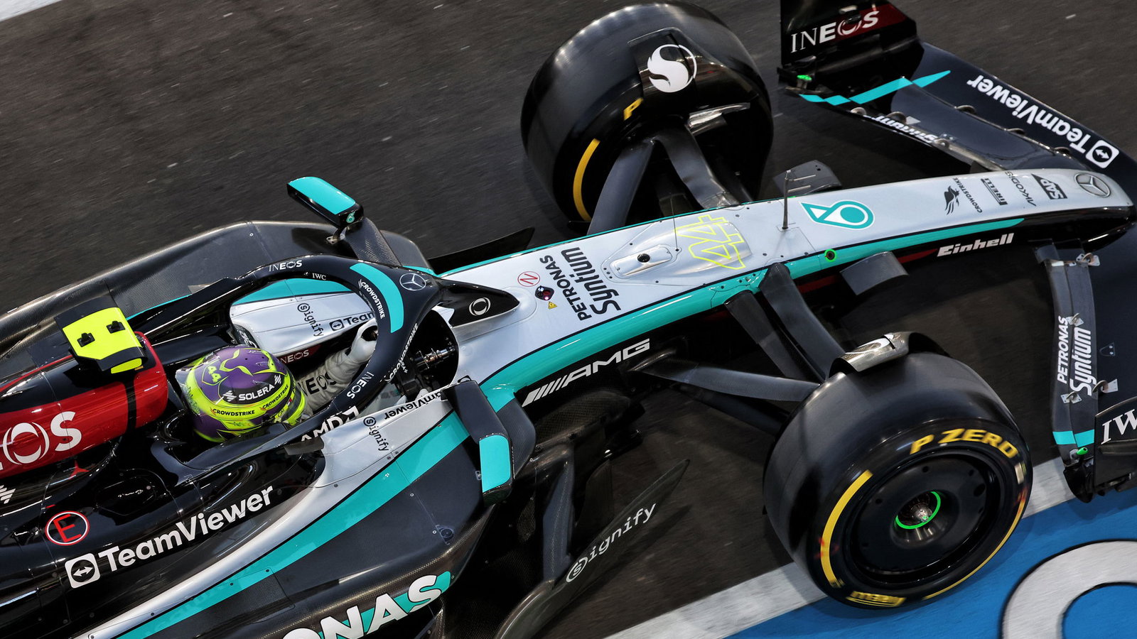 Lewis Hamilton, Mercedes AMG F1, 2024 F1 Abu Dhabi GP