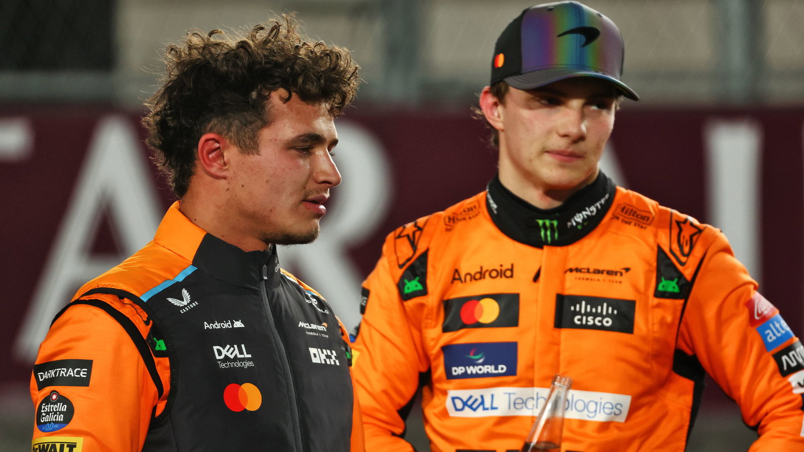 Lando Norris and Oscar Piastri