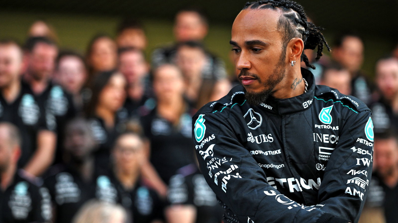 Lewis Hamilton has said an emotional goodbye to Mercedes