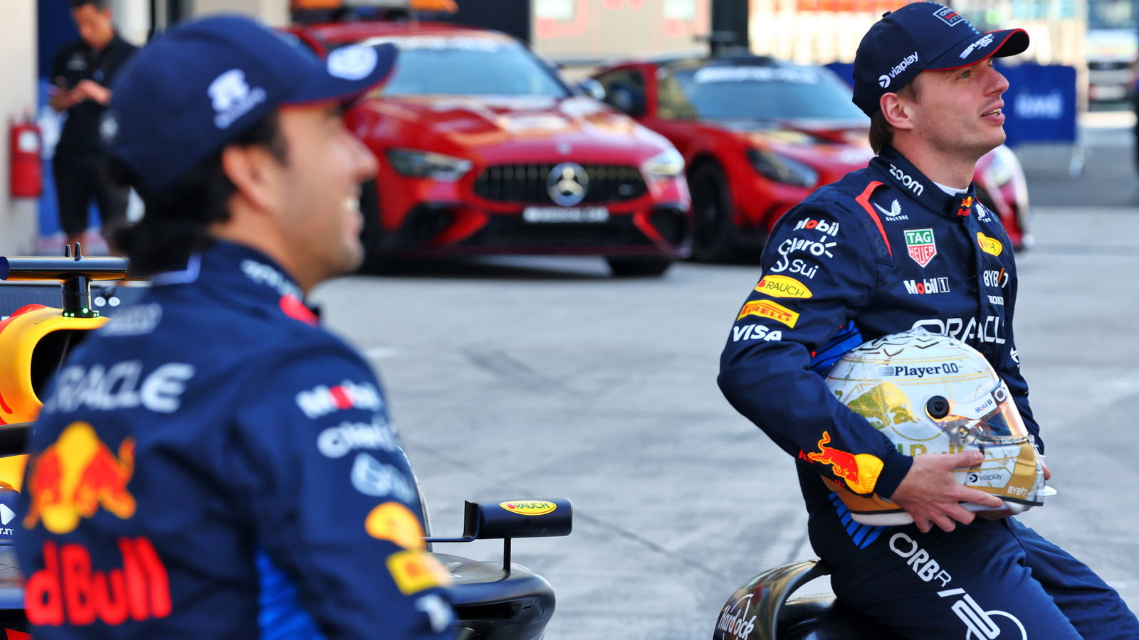 Max Verstappen and Sergio Perez