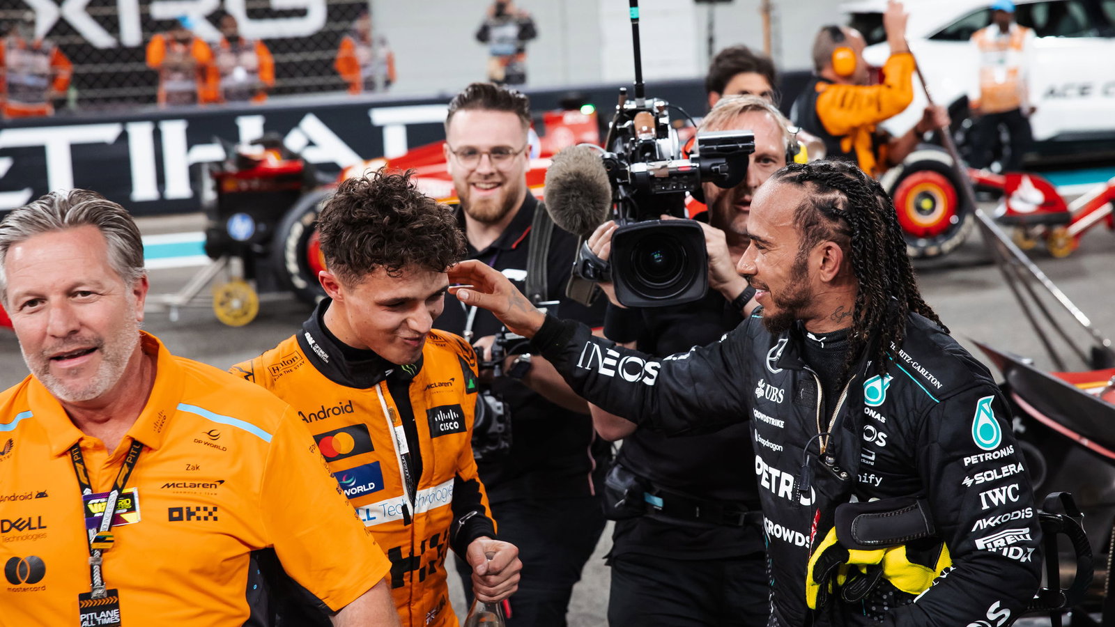 Lewis Hamilton congratulates McLaren 