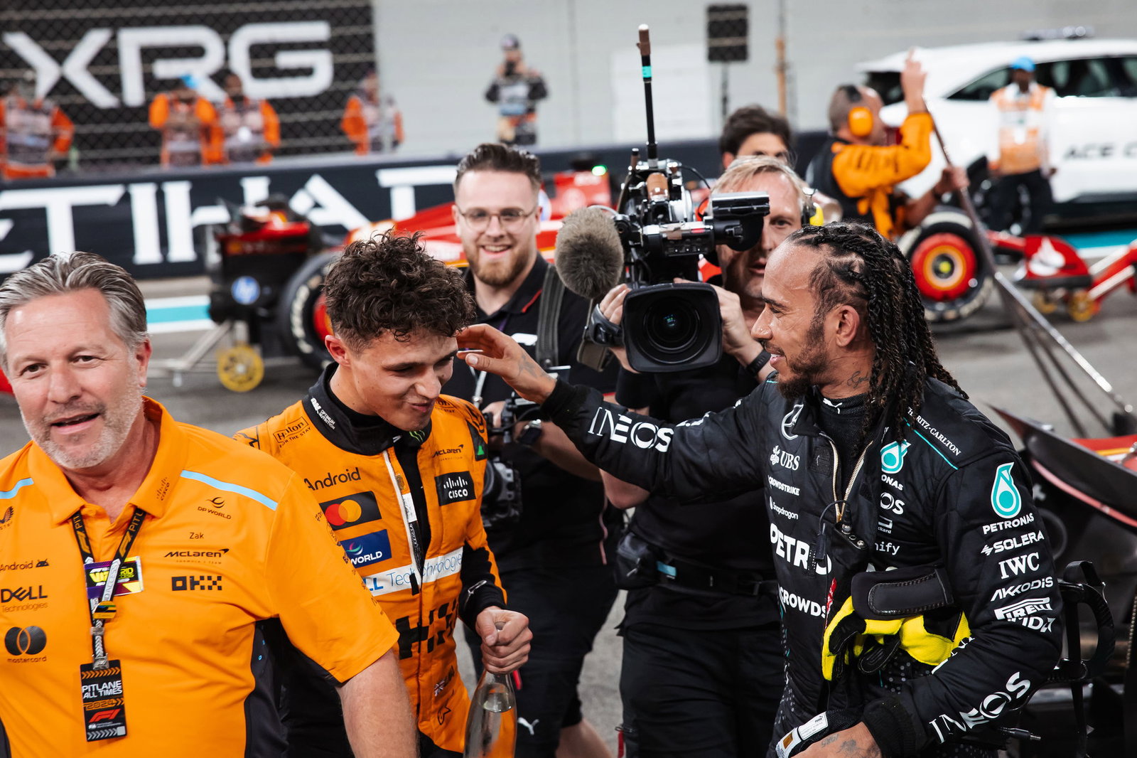 Lewis Hamilton congratulates McLaren 