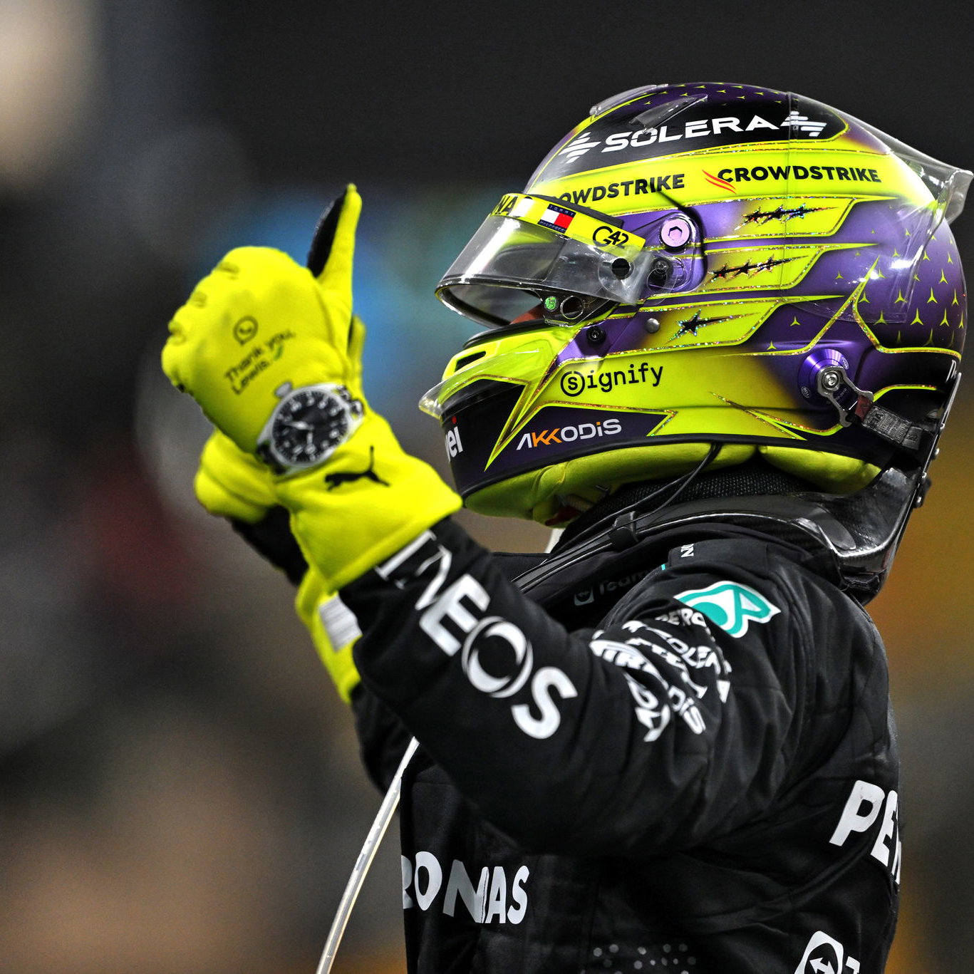 Lewis Hamilton, Mercedes AMG F1, 2024 F1 Abu Dhabi GP