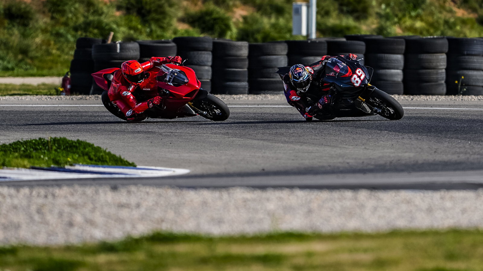 Jorge Martin, Marc Marquez at Aspar Circuit. Credit: Aspar Circuit.