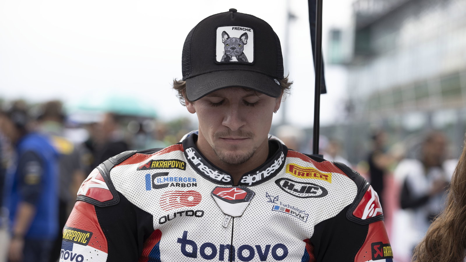 Garrett Gerloff, 2024 French WorldSBK, grid. Credit: Gold and Goose.