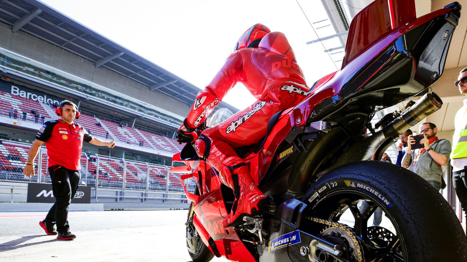 Marc Marquez, 2024 Barcelona test