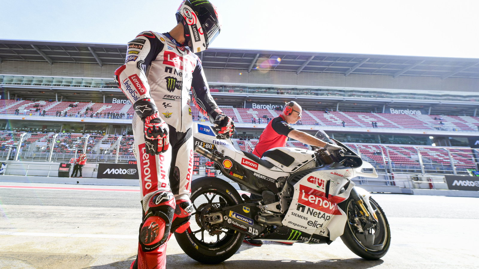 Francesco Bagnaia, Ducati Corse, 2024 Barcelona MotoGP test