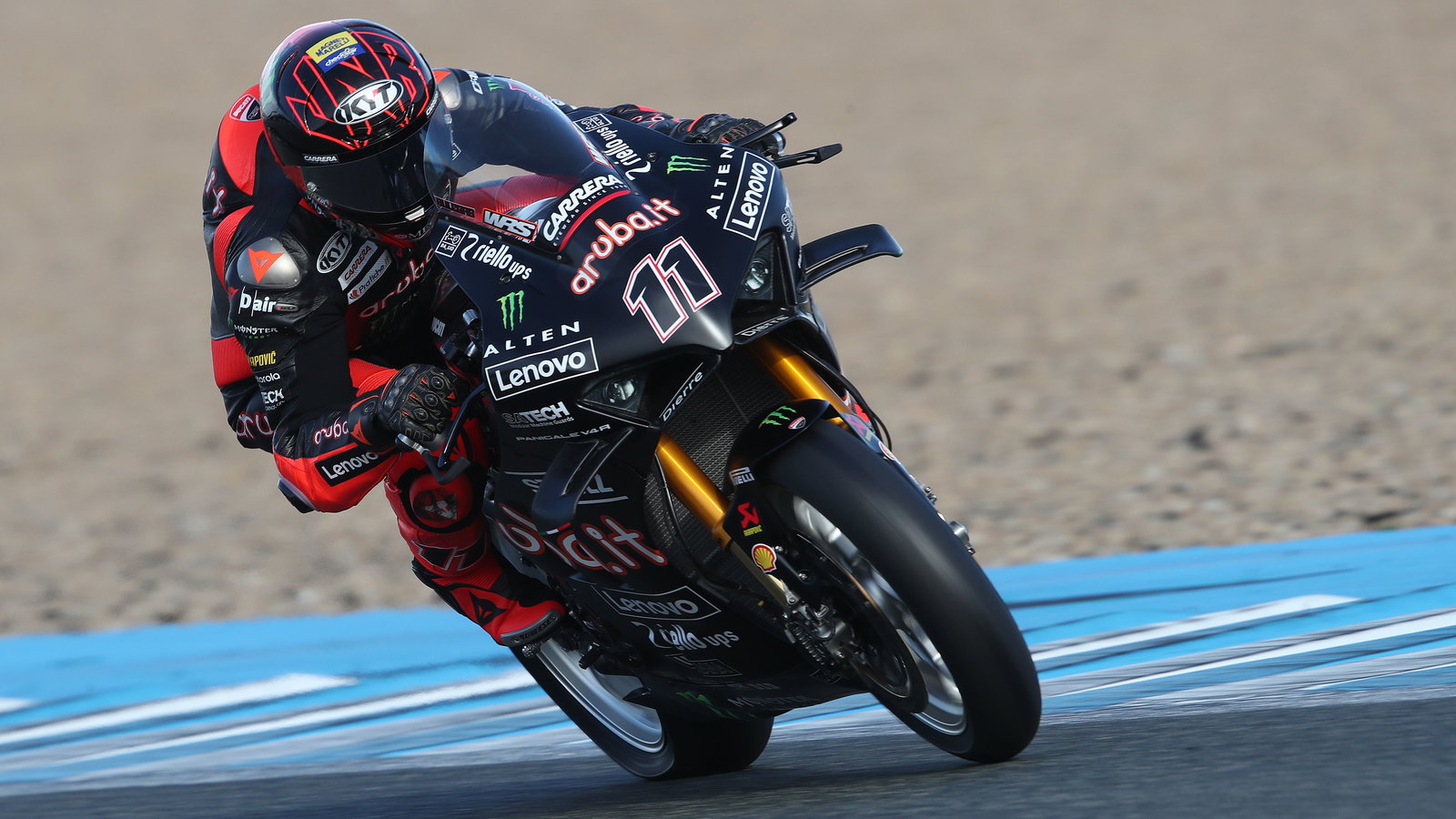 Nicolo Bulega, 2025 WorldSBK Jerez Test. Credit: Gold and Goose.