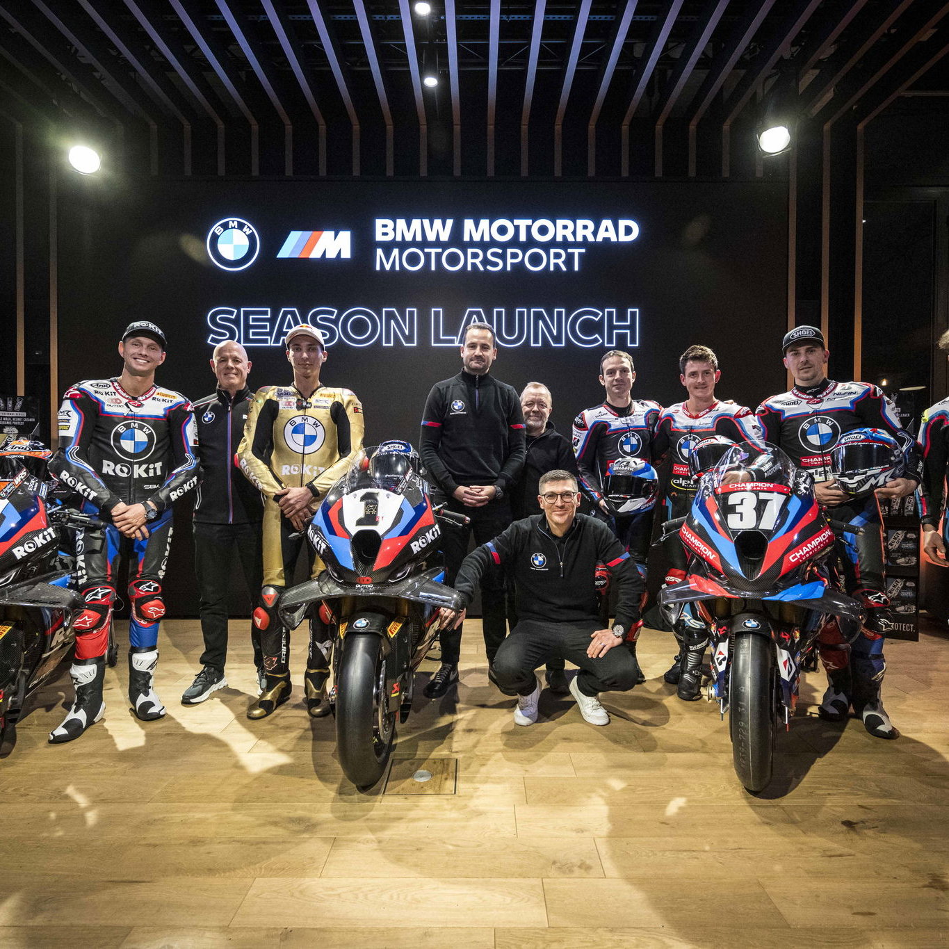BMW WorldSBK team launc 2025. Credit: BMW.