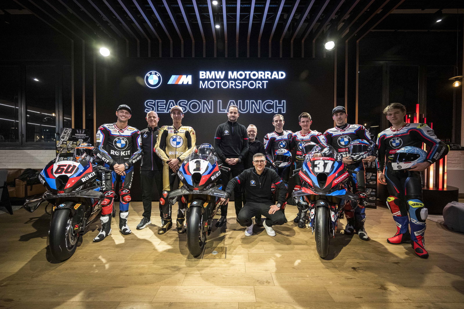 BMW WorldSBK team launc 2025. Credit: BMW.
