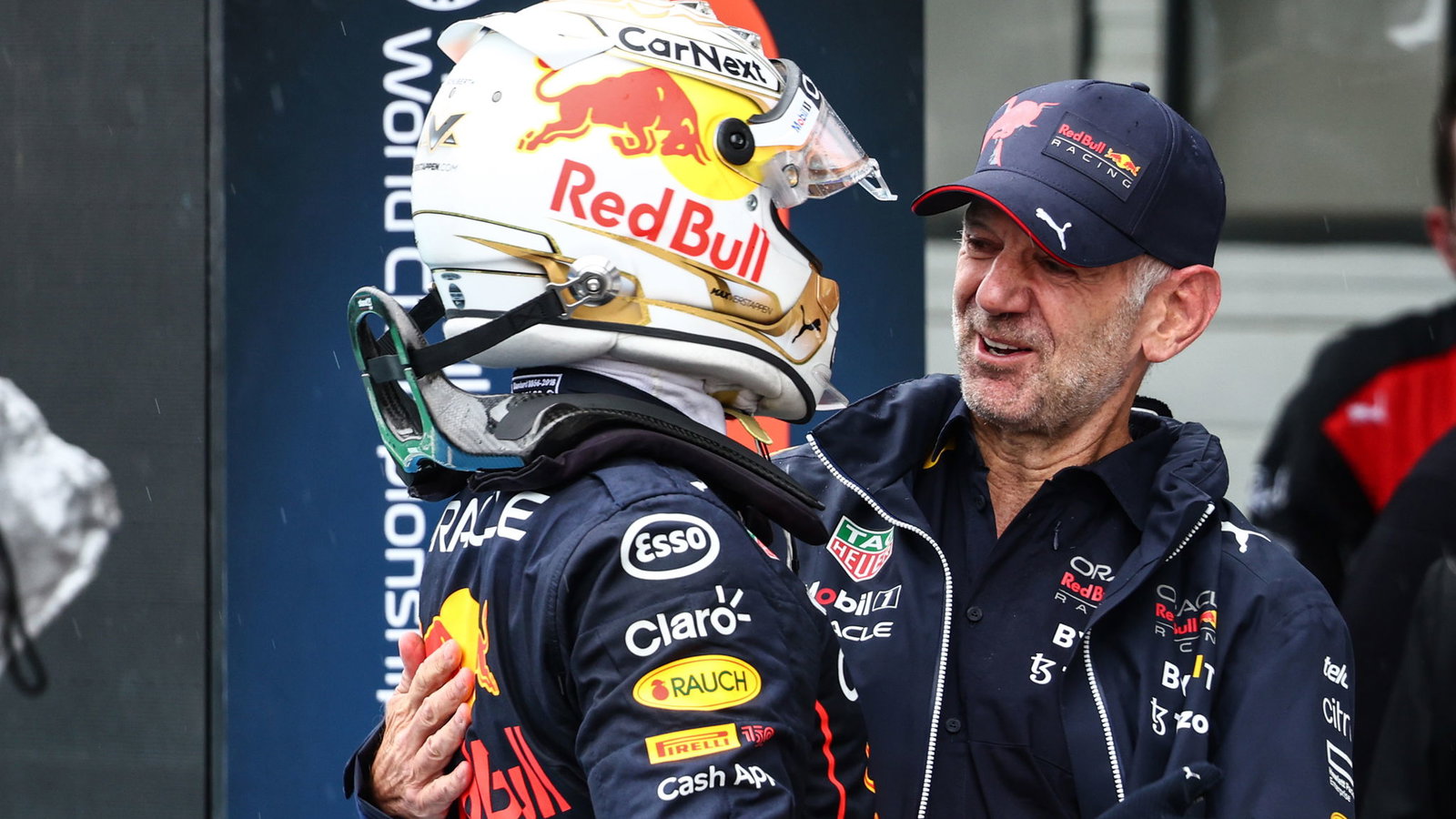 Max Verstappen and Adrian Newey