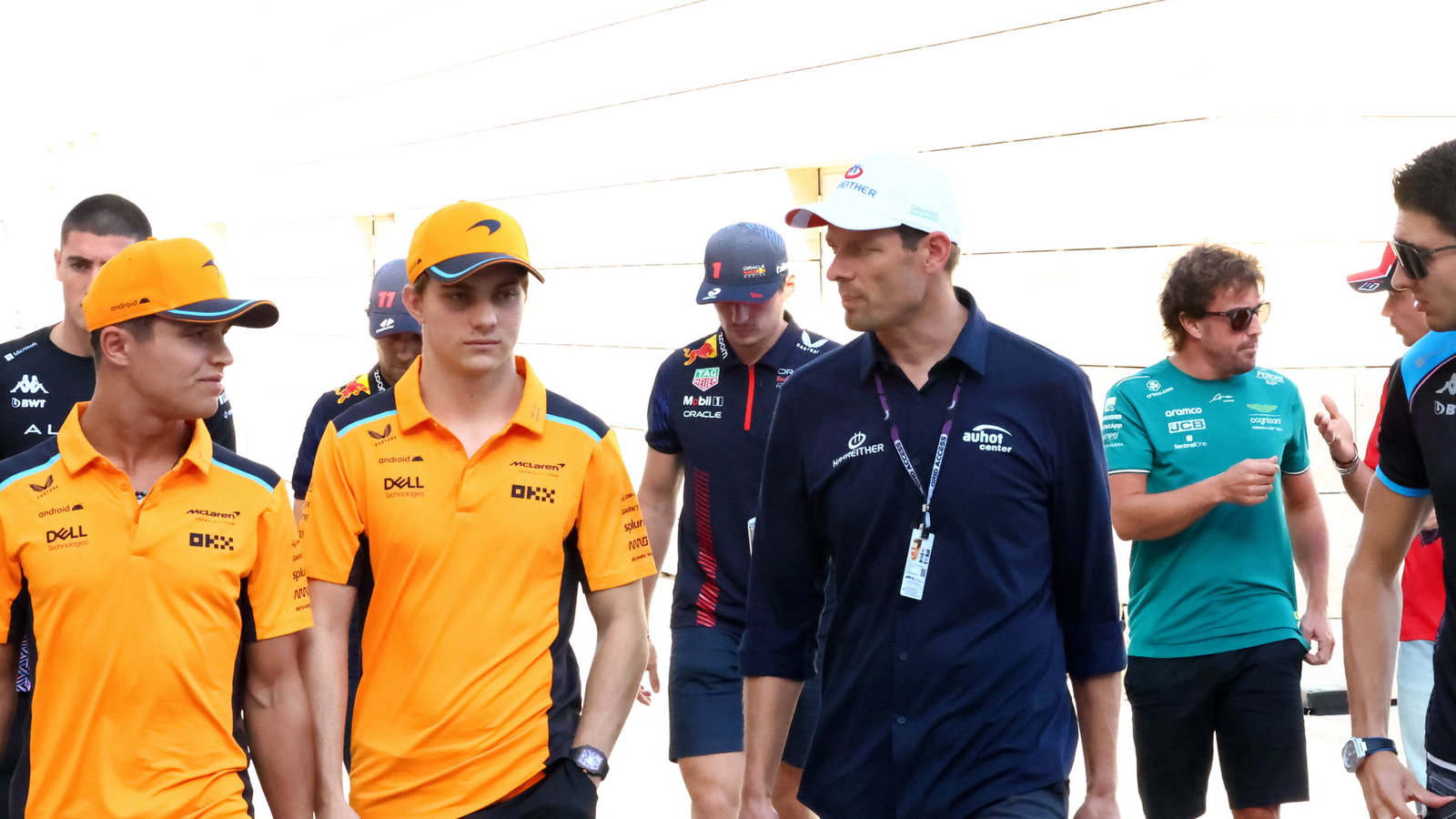 GPDA chairman Alex Wurz and F1 drivers