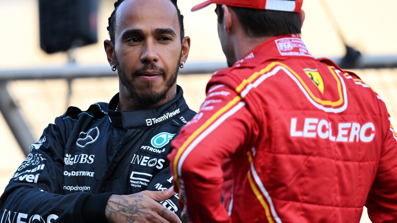 Lewis Hamilton and Charles Leclerc will team up at Ferrari this year