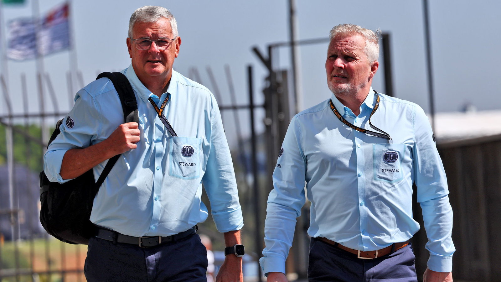 Johnny Herbert (right) 
