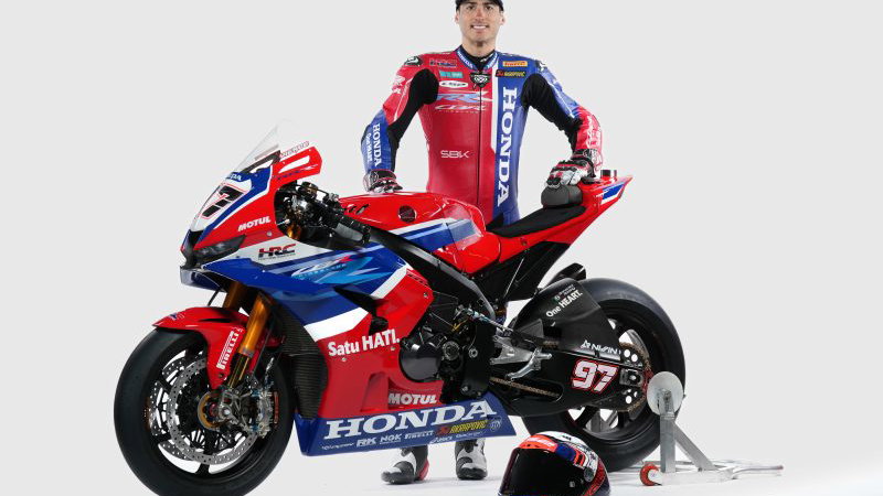 Xavi Vierge, 2024 Team HRC WorldSBK launch. Credit: HRC.