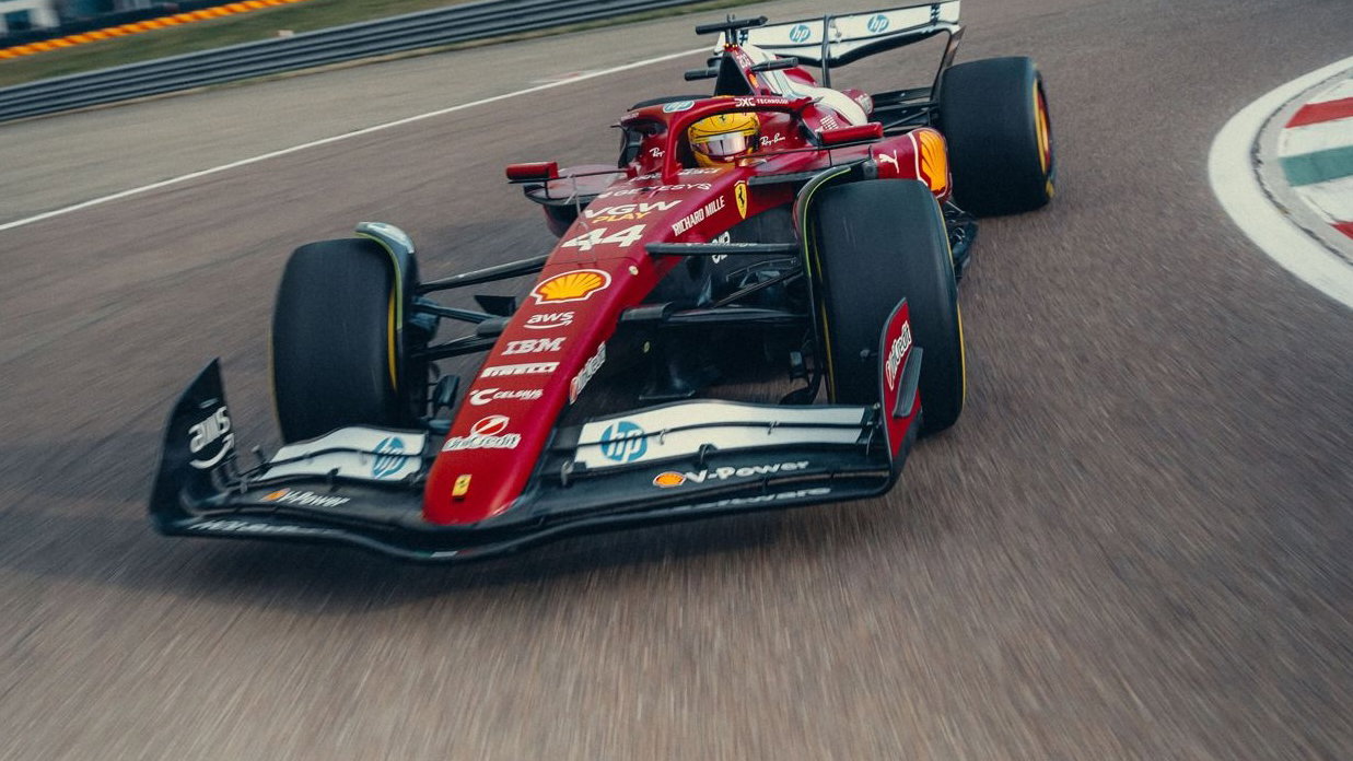 Lewis Hamilton will take part in his first pre-season test with Ferrari