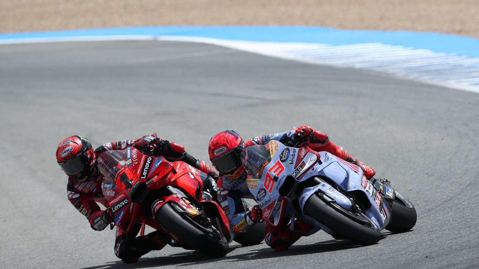 Francesco Bagnaia, Marc Marquez, 2024 Spanish MotoGP