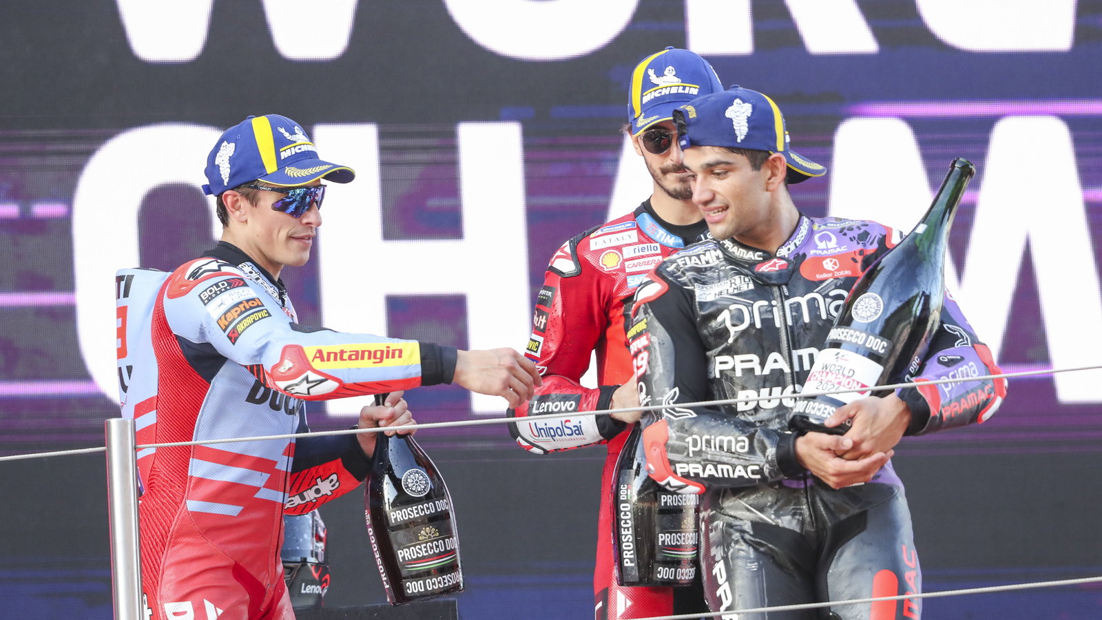 Marc Marquez, Jorge Martin, 2024 Solidarity MotoGP