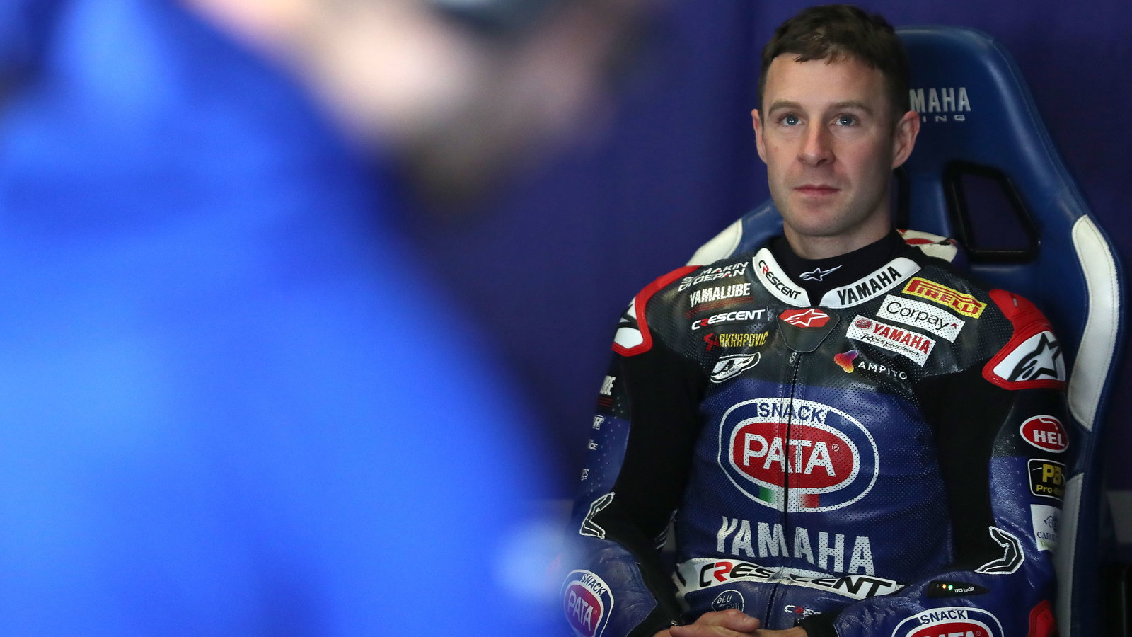 Jonathan Rea, 2025 WorldSBK Jerez Test, pit box. Credit: Gold and Goose.