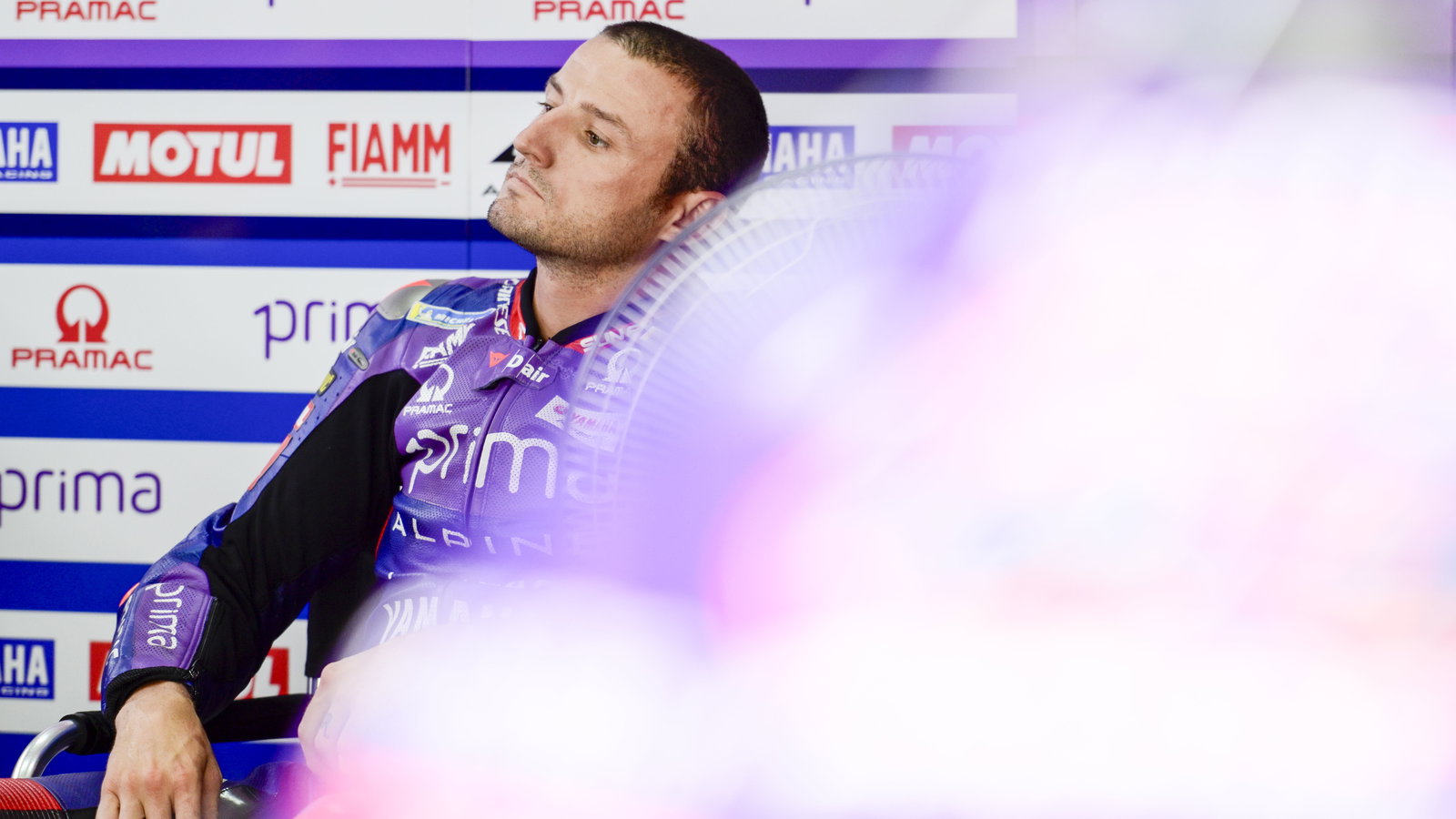 Jack Miller, 2025 MotoGP Sepang Test, pit box. Credit: Gold and Goose.