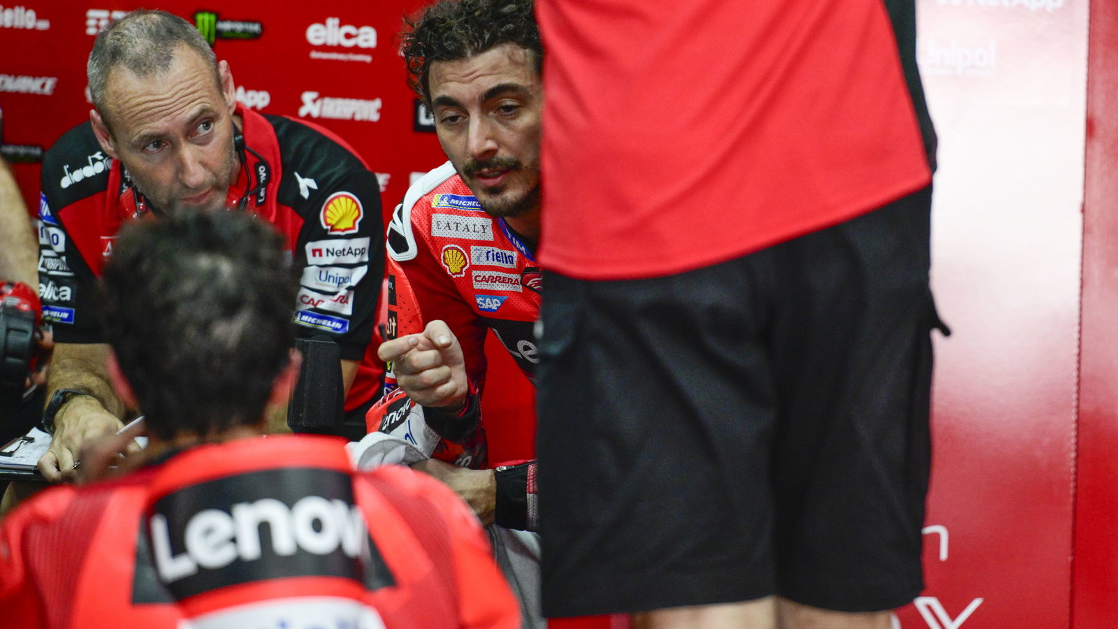 Francesco Bagnaia, Marc Marquez, 2025 MotoGP Buriram Test. Credit: Gold and Goose.