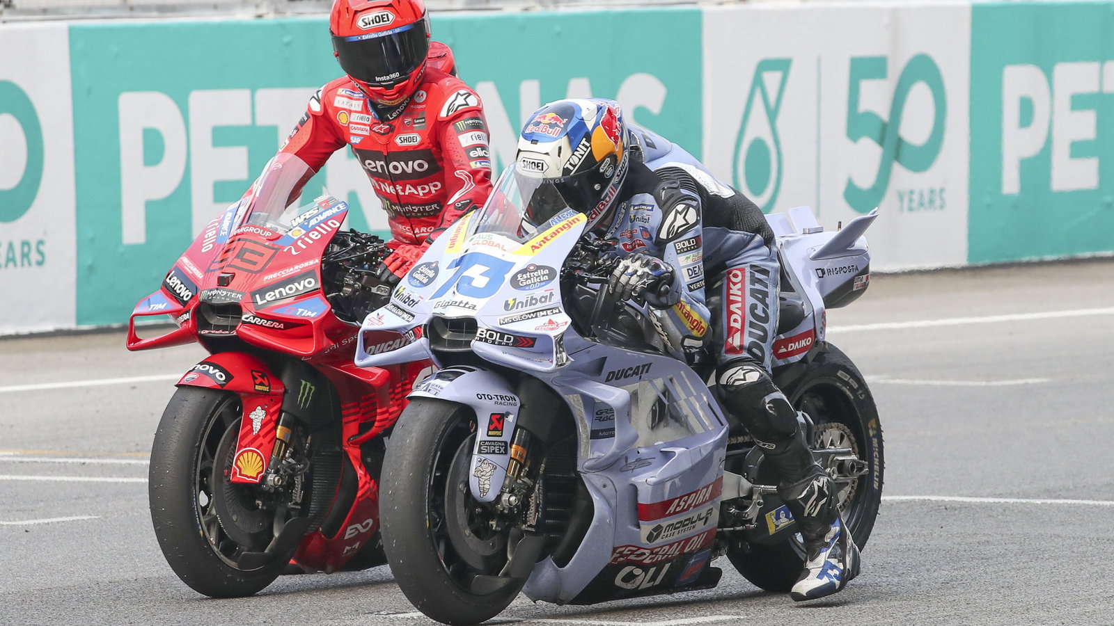 Aleix Marquez, Marc Marquez, 2025 MotoGP Buriram test